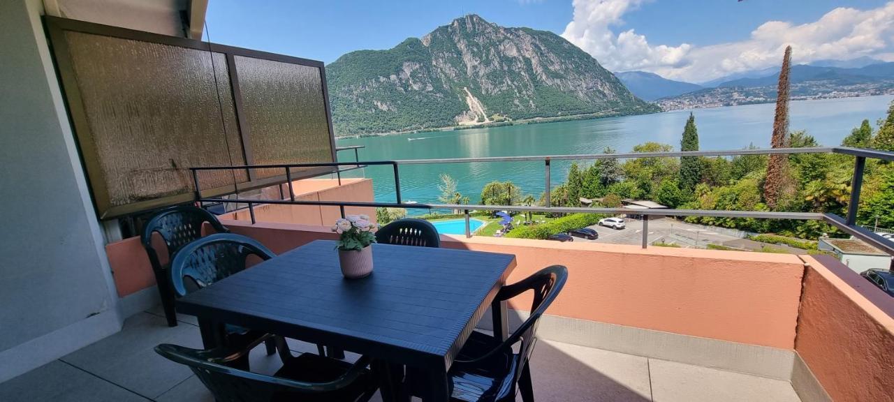 Miralago -Wonderful Lake View Bissone Bagian luar foto