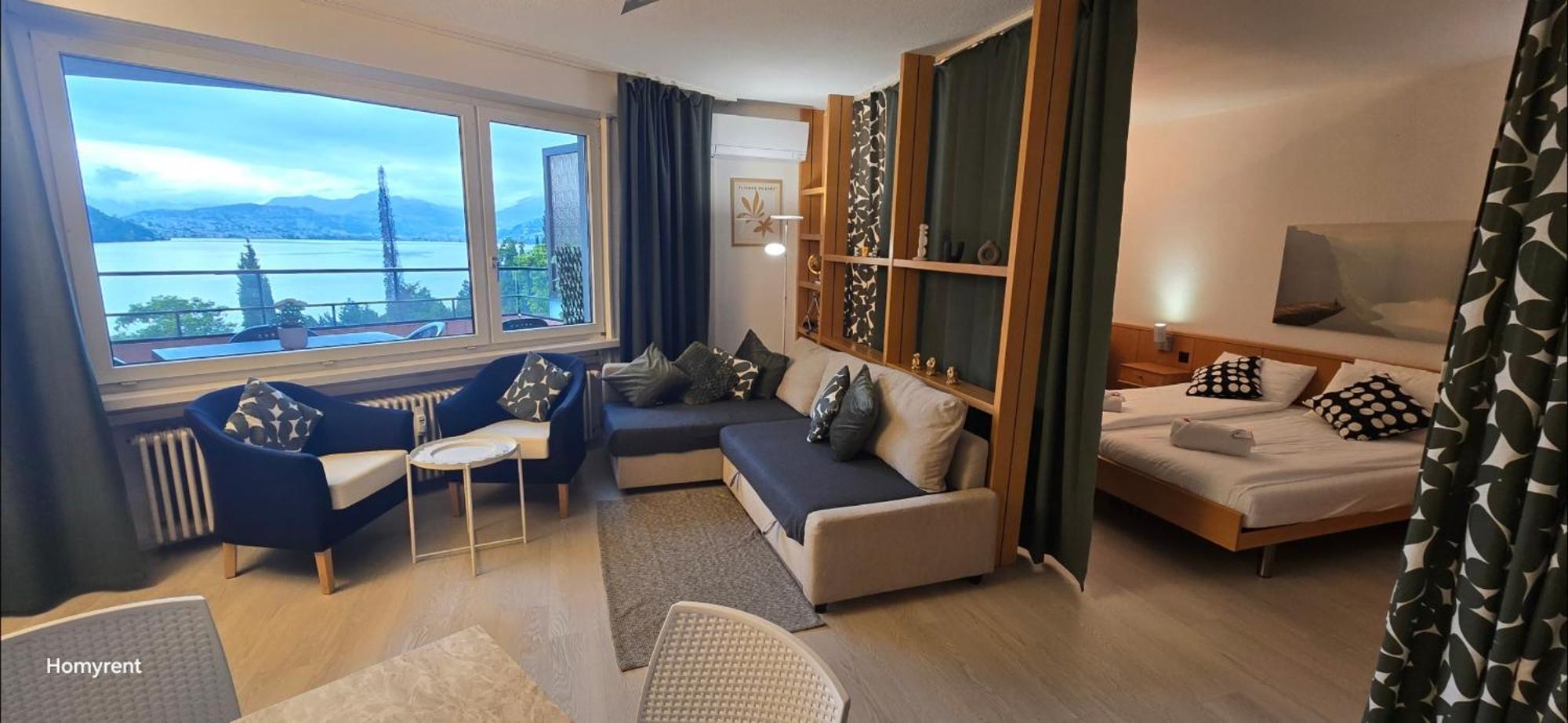 Miralago -Wonderful Lake View Bissone Bagian luar foto