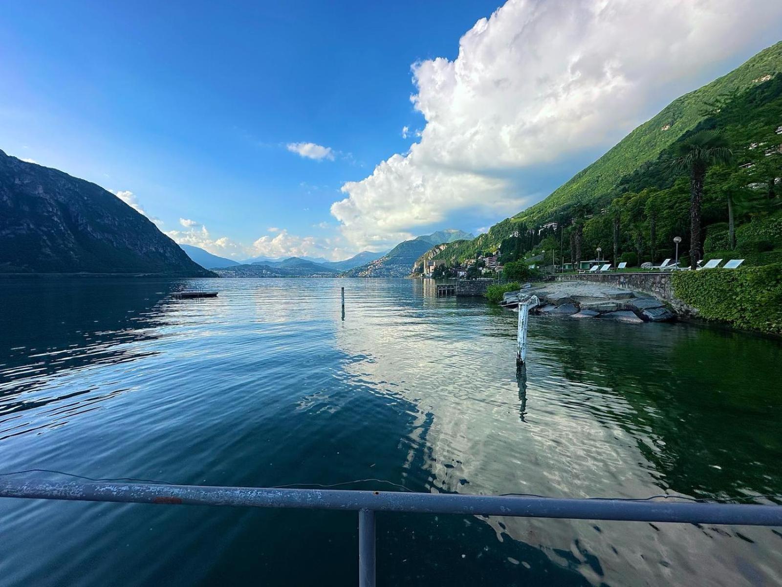 Miralago -Wonderful Lake View Bissone Bagian luar foto